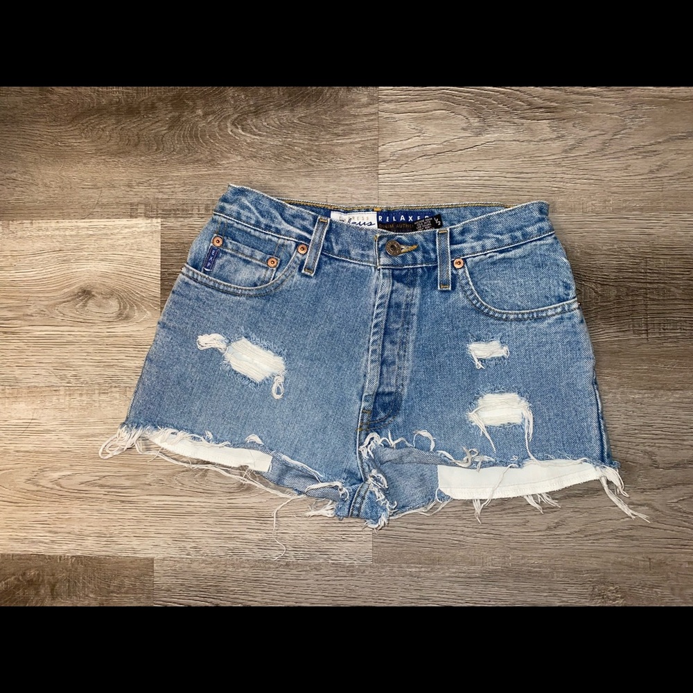 Vintage denim shorts